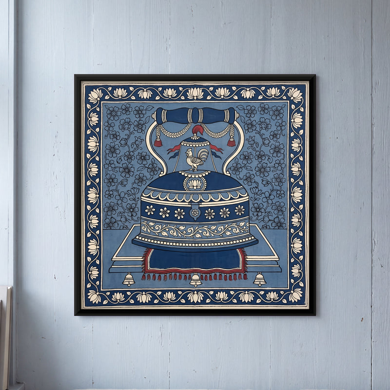 Vintage Charcoal Iron - framed canvas art hung on a wall