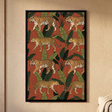 Tigers and Leopards Among Banana Leaves