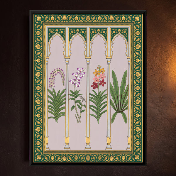 Orchids in Arched Niches