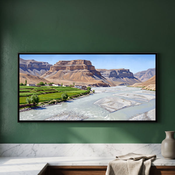 Green Fields in a High Desert Valley