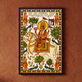 Devnarayan on Horseback with Lotus