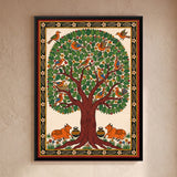 Tree of Life with Birds and Cows