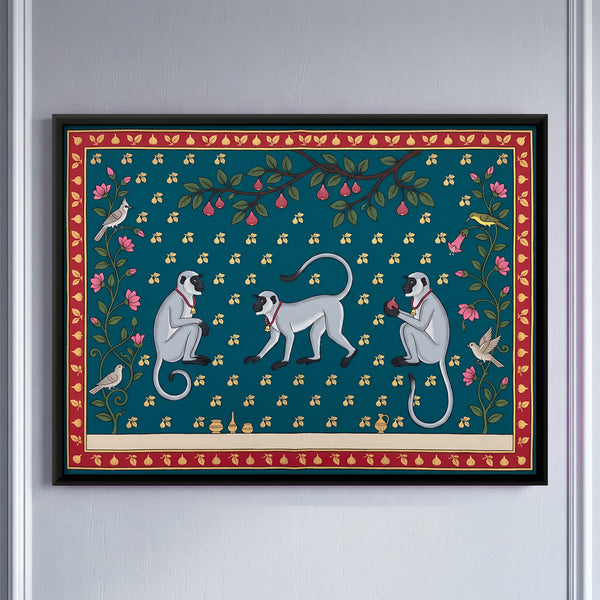 Three Langurs