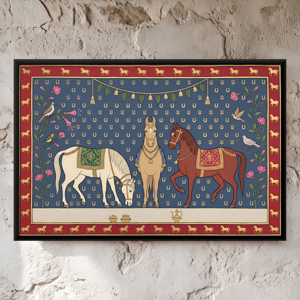 Three Marwari Horses