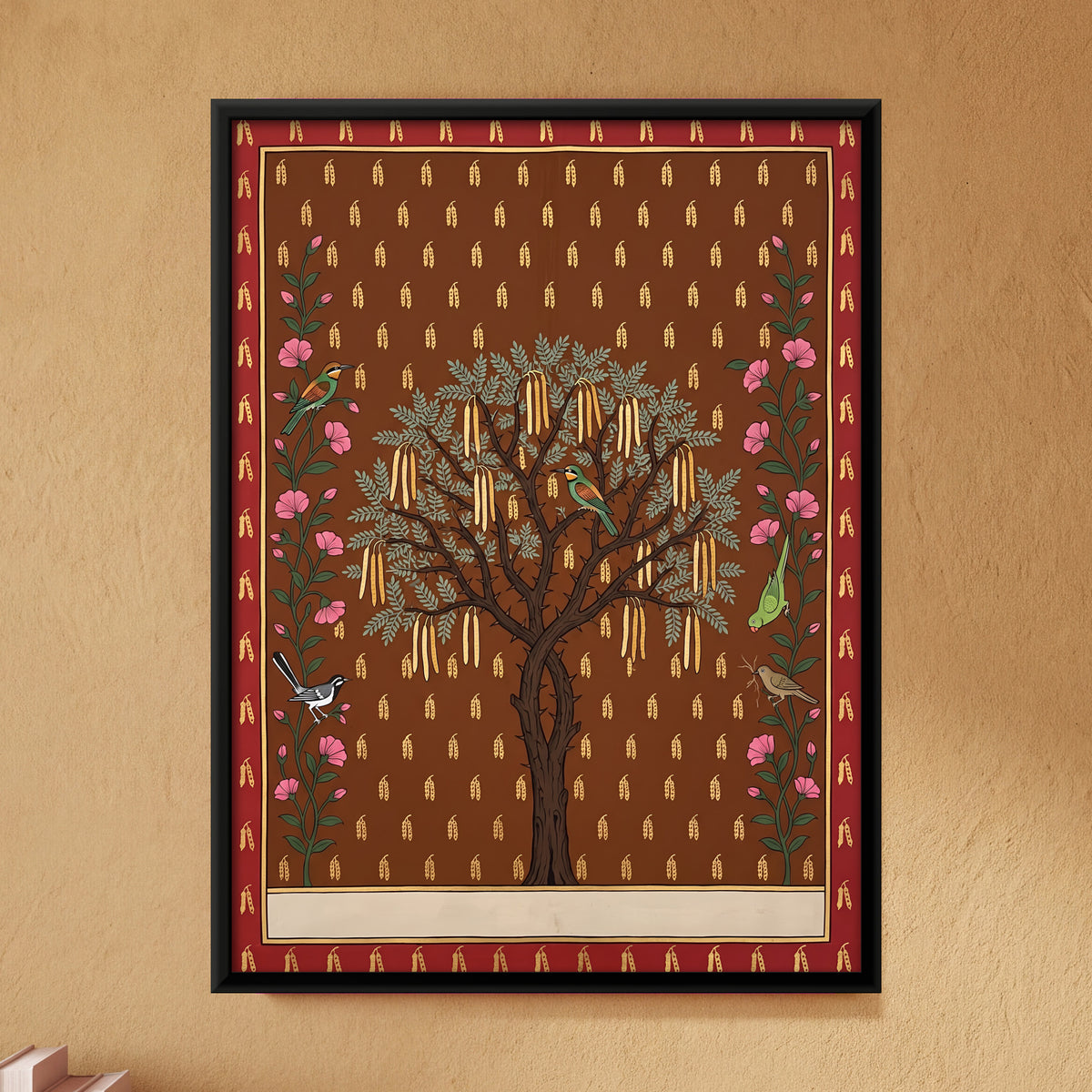 Shami Tree - framed canvas art hung on a wall