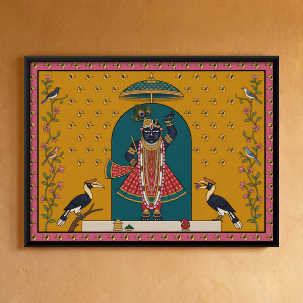 Shrinathji with Hornbills