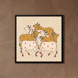 Herd of Cows in Sand