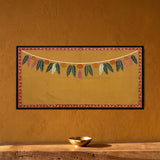 Mango Leaf and Marigold Toran in Terracotta