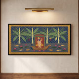 Shrinathji in a Shrine on a Boat