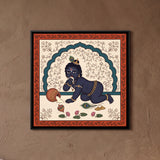 Baby Shri Krishna Eating Butter