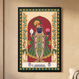 Shrinathji Holding a Conch and Lotus