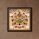Shri Krishna Feasting with the Cowherd Boys