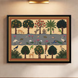 Riverside Grove with Deer and Birds