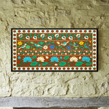 Horizontal Bands of Lotus, Flowers, and Birds
