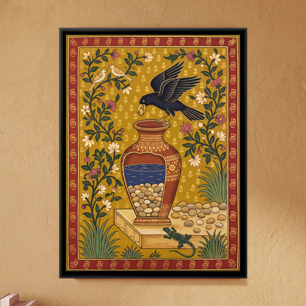 The Thirsty Crow Fable