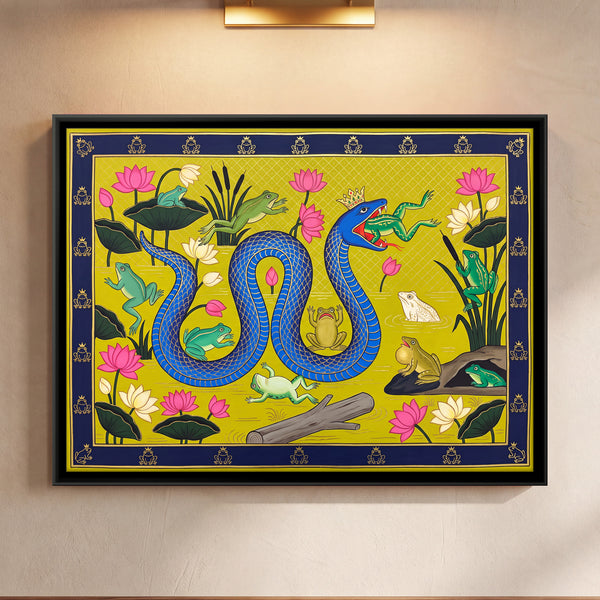 The Snake and the Frogs Fable