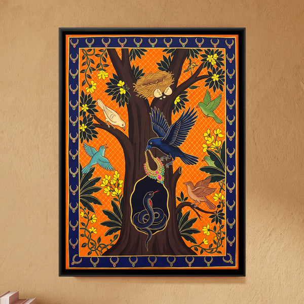 Crow and Cobra in a Tree