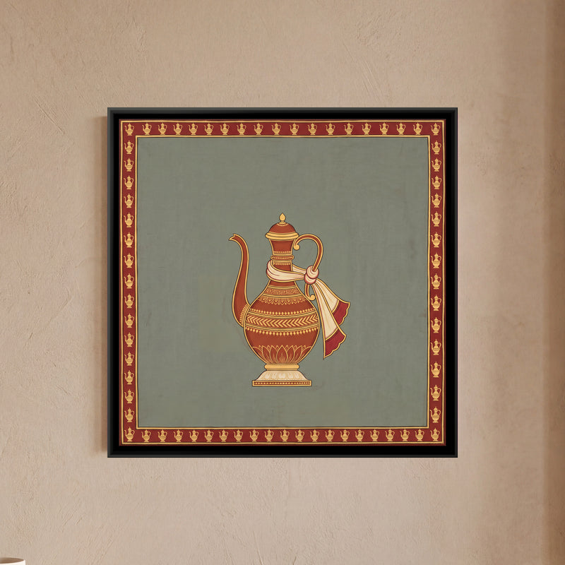 Jhari Ewer - framed canvas art hung on a wall