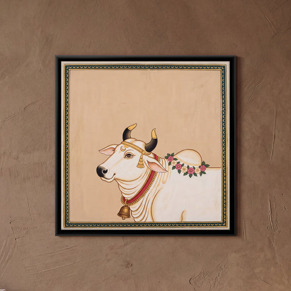 Head and Shoulders of a Garlanded Cow