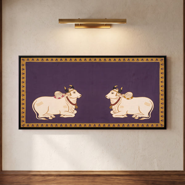 Pair of Resting Nandi Bulls