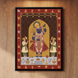 Shrinathji with Auspicious Symbols