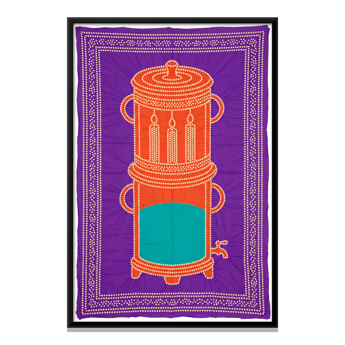 Water Filter - framed canvas print, front view