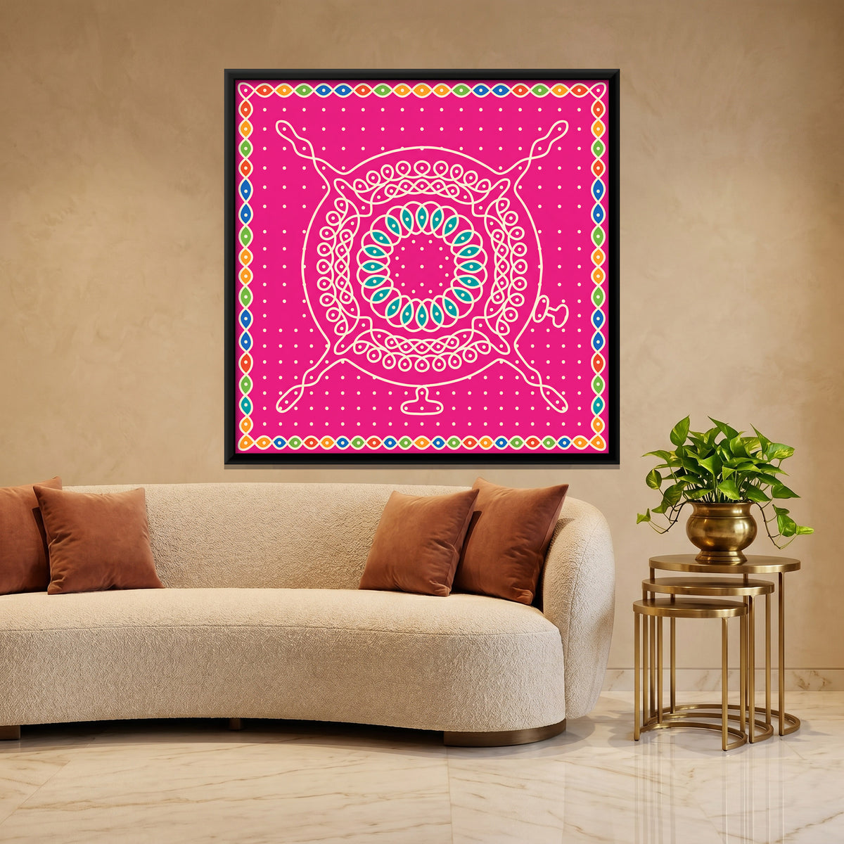 Kerosene Pressure Stove - canvas art shown in a styled room