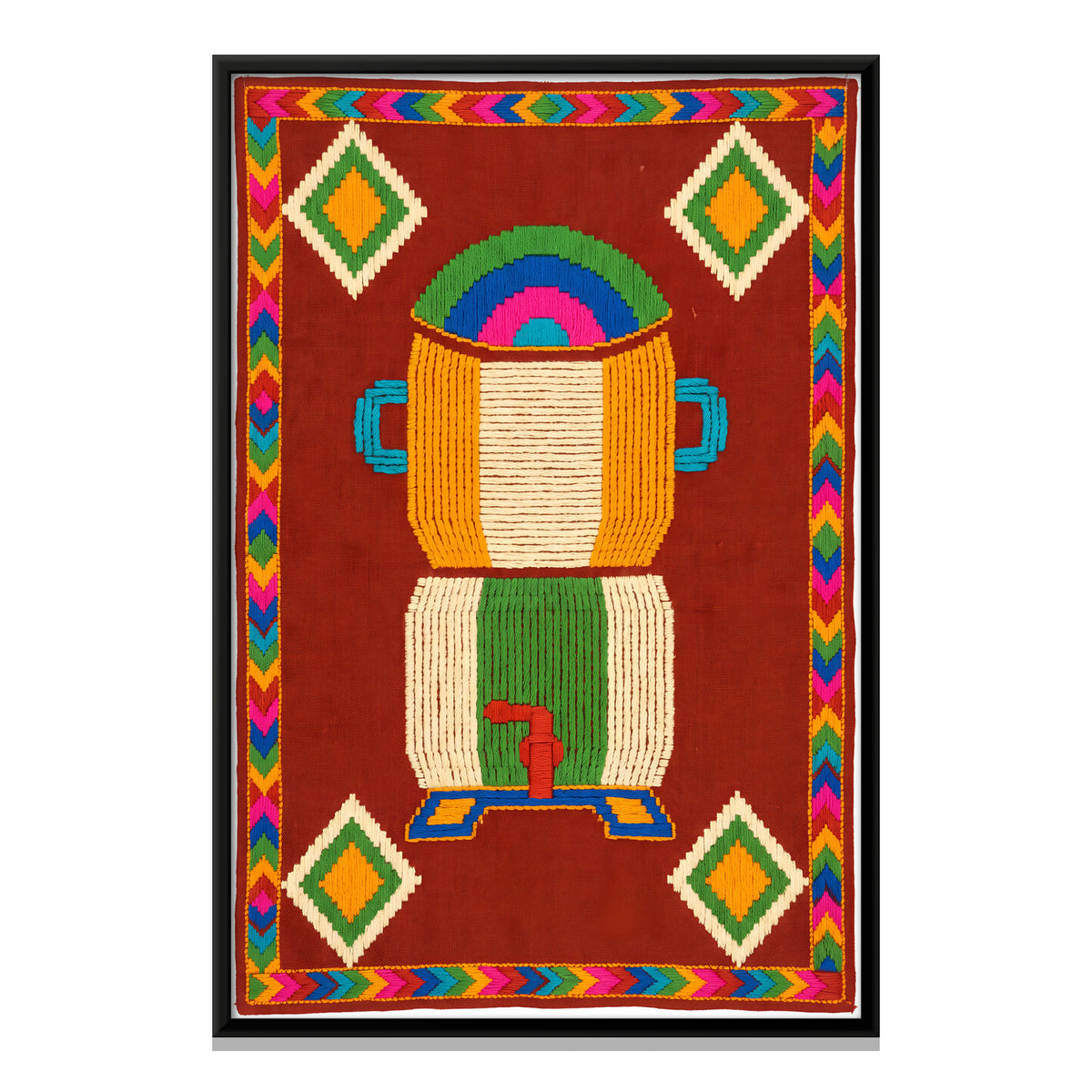 Water Filter - framed canvas print, front view