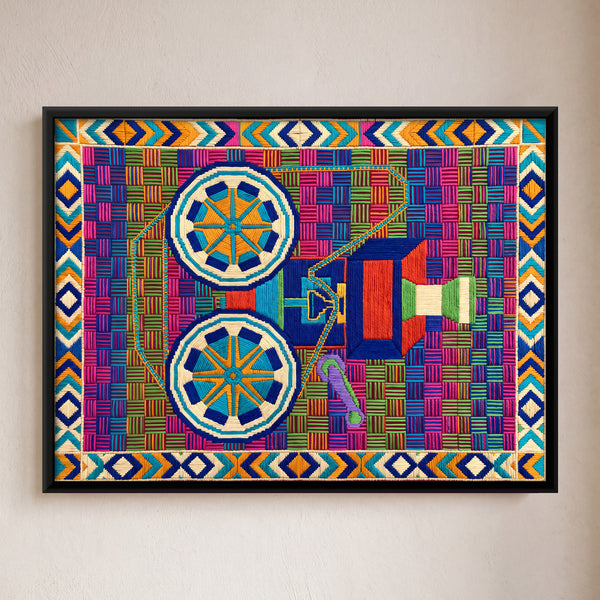 Film Projector in Indigo
