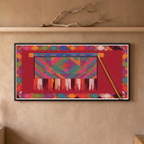 Hanging Cloth Punkah Fan with Fringe