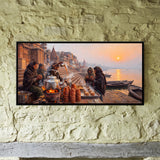 Chai Stall at Sunrise