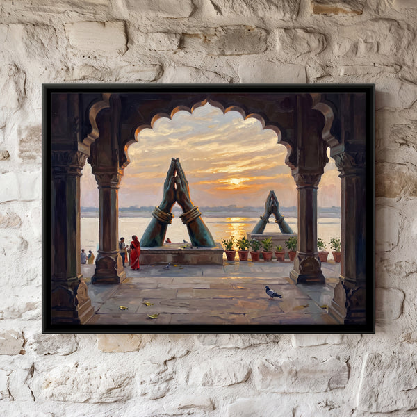 Praying Hands at Namo Ghat