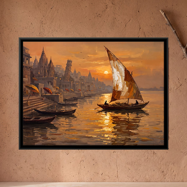 Sailboat Before the Ghats