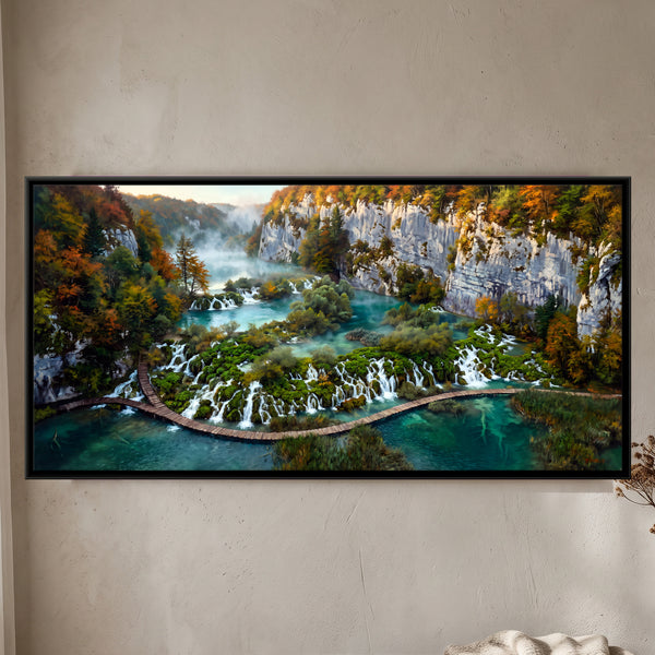 Terraced Lakes and Waterfalls