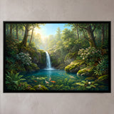 Waterfall and Koi Pond