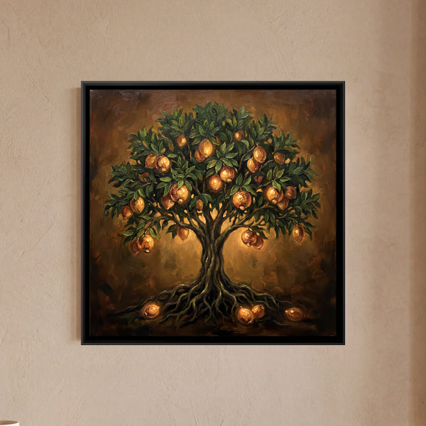 Tree of Life Bearing Large Pomegranates