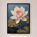 Blush Lotus on Still Water