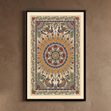 Sun Mandala with Peacocks
