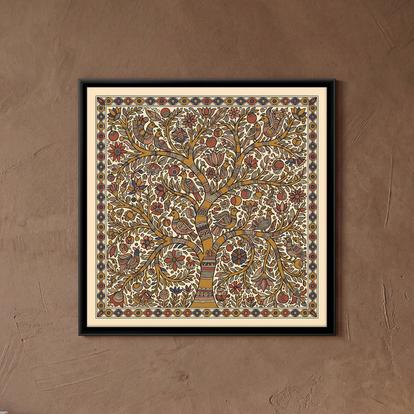 Tree of Life with Birds and Pomegranates