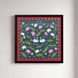 Swans on a Lotus Pond
